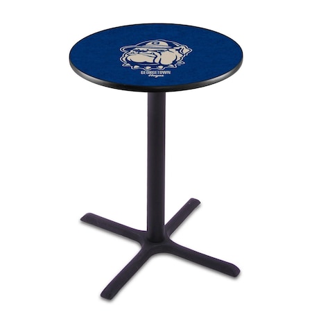 36 Blk Wrinkle Georgetown Pub Table